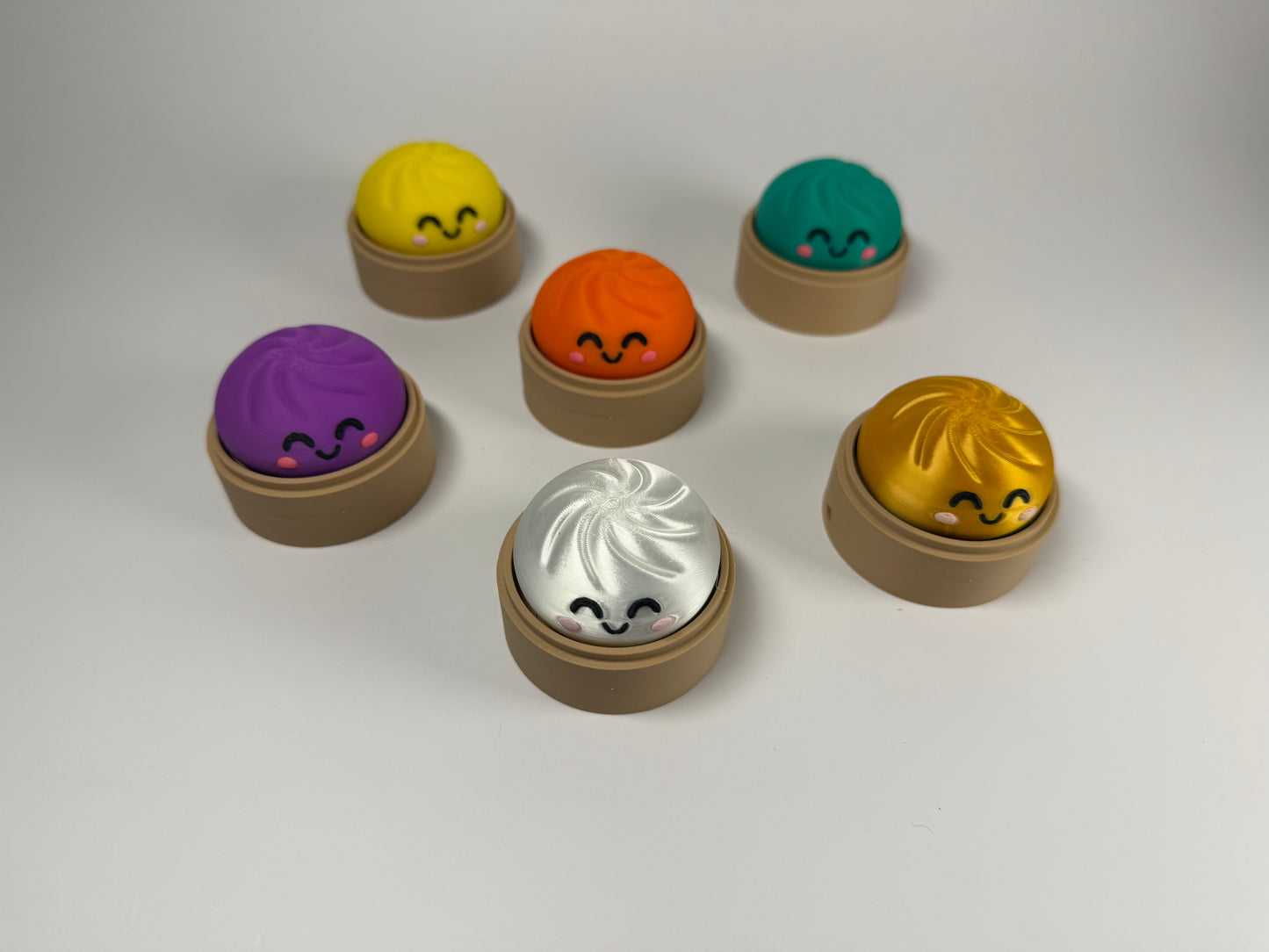 Dumpling Clicker Keychain