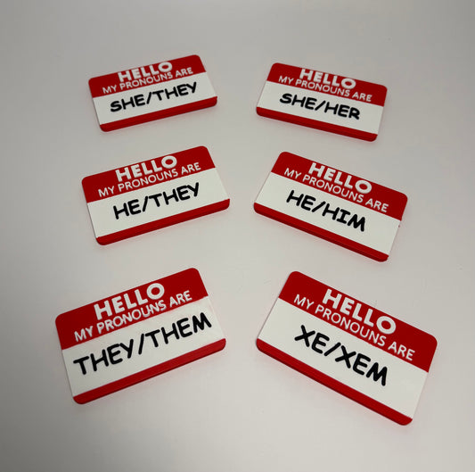 Pronoun Tag Pin